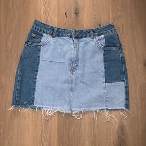 TOPSHOP DENIM SKIRT